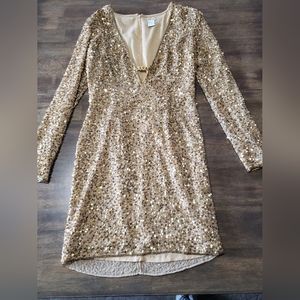 Gold Sequin Dress size 6